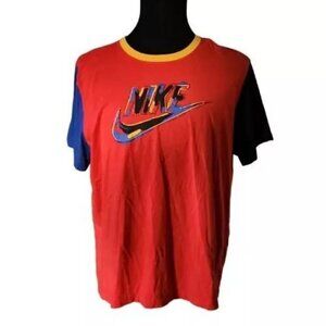 👕 Vintage and Rare Mens Nike Sportswear Remix Graphic T-Shirt CK2675 634 sz XXL